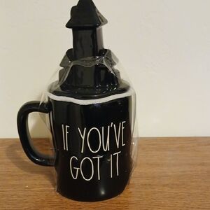 Rae Dunn Black Artisan Mug